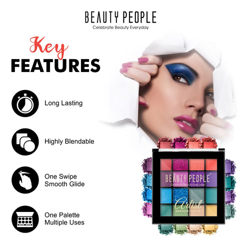 Beauty People - Artist Eyeshadow Palette-16 color